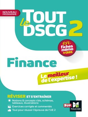 cover image of Tout le DSCG 2--Finance 3e édition--Révision et entraînement